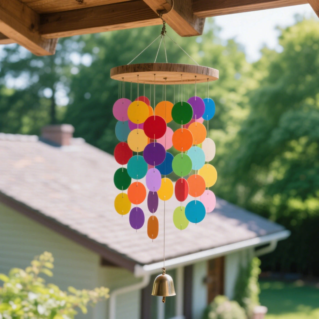 Meetscrafts Colorful Epoxy Resin  Wind Chime DIY Kit - Create Stunning Handmade Wind Chimes with Transparent Resin, Pigments & Decorative Accessories