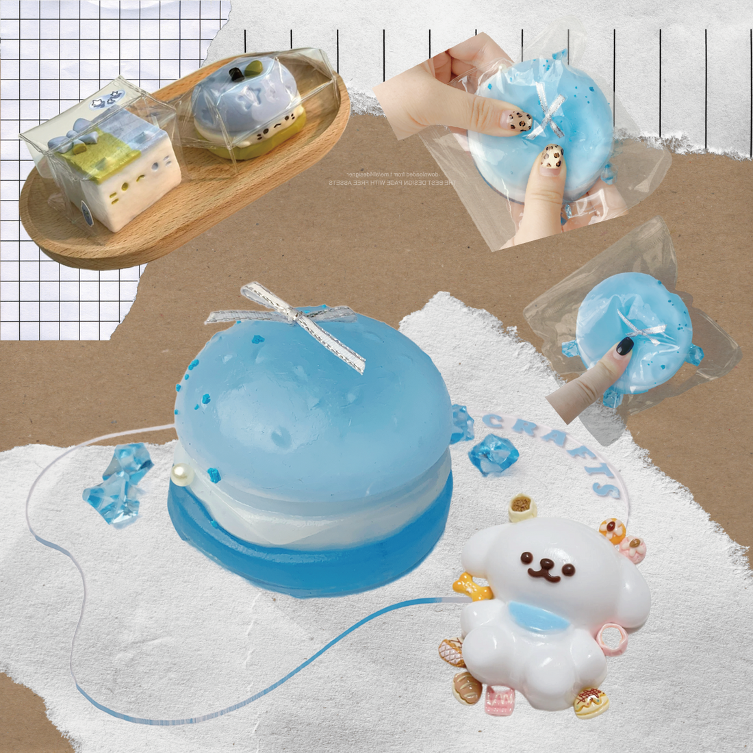 Meetscrafts Tear Resistance Platinum Silicone Rubber Gel Mold Silicone Squishy Gel for Squishy Maker kits TABA TOYS Stress-relief Toy