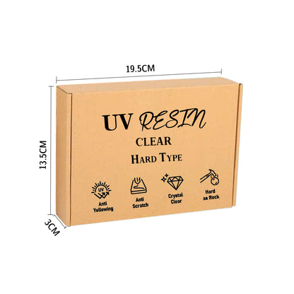 Upgraded Crystal Clear UV Resin 100g Odorless Fast Curing For Diy Art Craft