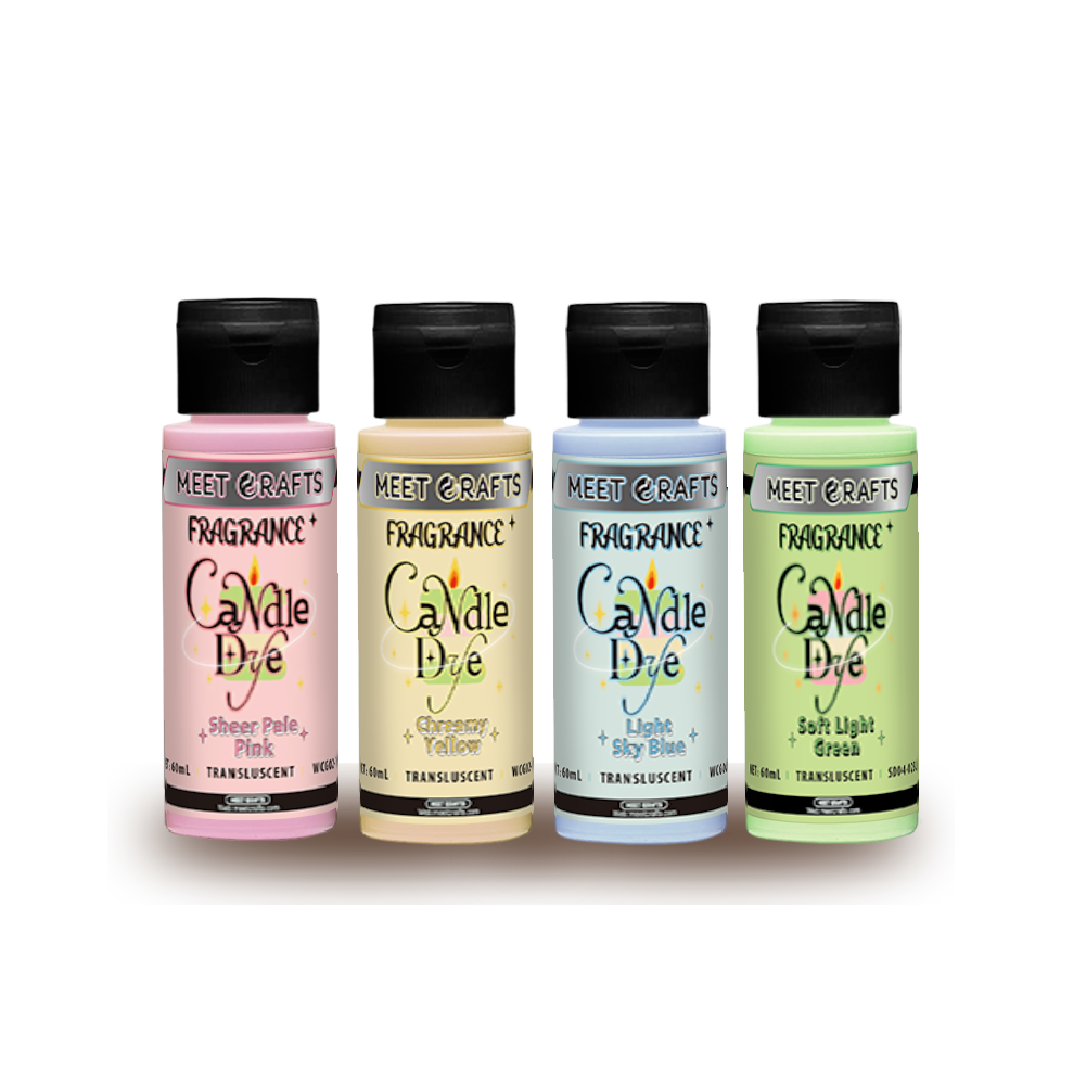 Meetscrafts 4colors Water-based Fragrance Candle Dye - High  Color Strength, Heat - Resistance, Easily Soluble for Aromatherapy Candle Coloring