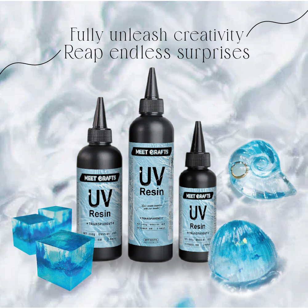 UV Resin boasts swift curing, exceptional transparency, and minimal shrinkage. Ideal for jewelry crafting, resin art, and 3D printing, it delivers durable, glossy, and crystal-clear results. Its versatility and efficiency make it a go-to choice for various creative applications.