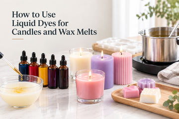 How to Use Liquid Dyes for Candles and Wax Melts