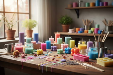 Let’s Make: Colourful Candles