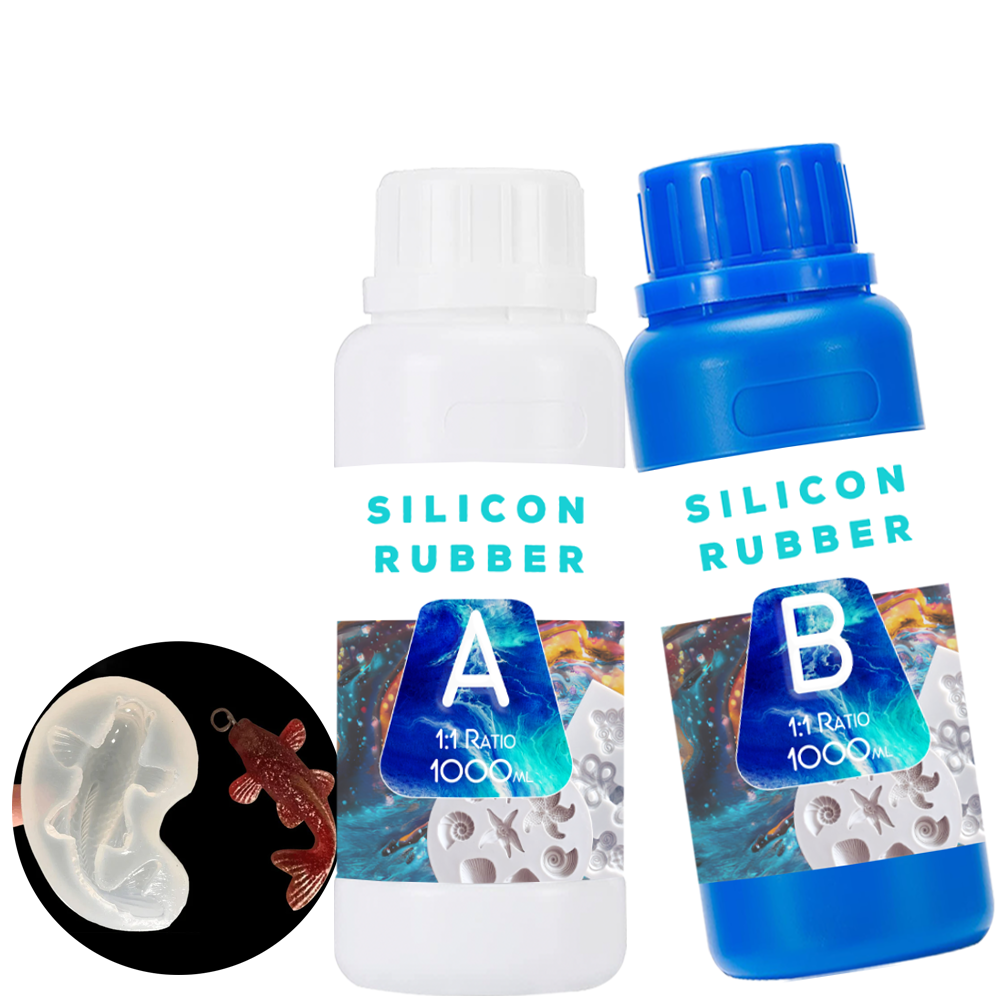 2000ml Kit 1000ml A+1000ml B 1:1 Liquid Silicone rubber for Mold Making