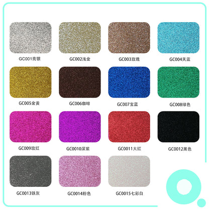 Multi Color Glitter Paper Cardboard Customized Size For Card Making