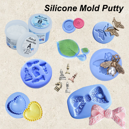 Meetcrafts Non Toxic 100G A+100G B Organic Solid Silicone Mold Putty For Mold Making