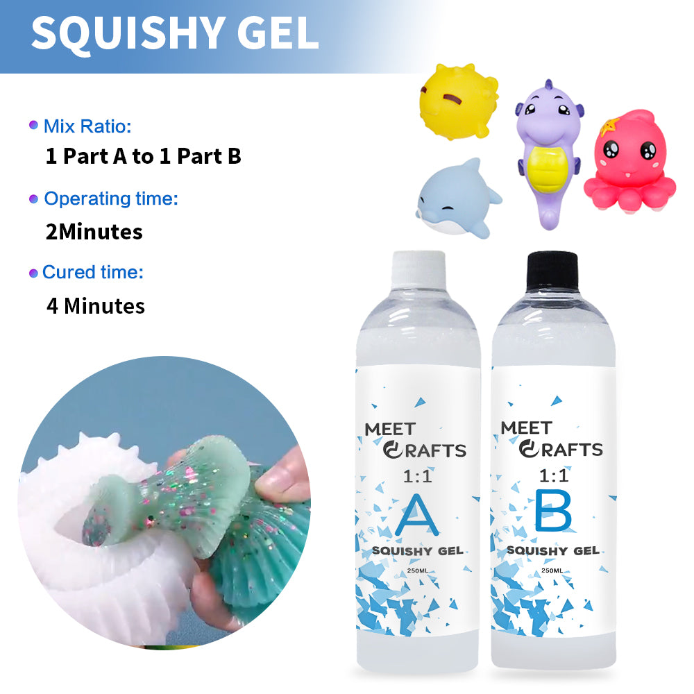 Excellent Viscosity Squishy resin gel for Crafts Art Accessory