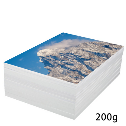 Papel fotográfico brillante de alta calidad, A3/200 g/m², 50 hojas/bolsa, papel fotográfico para inyección de tinta