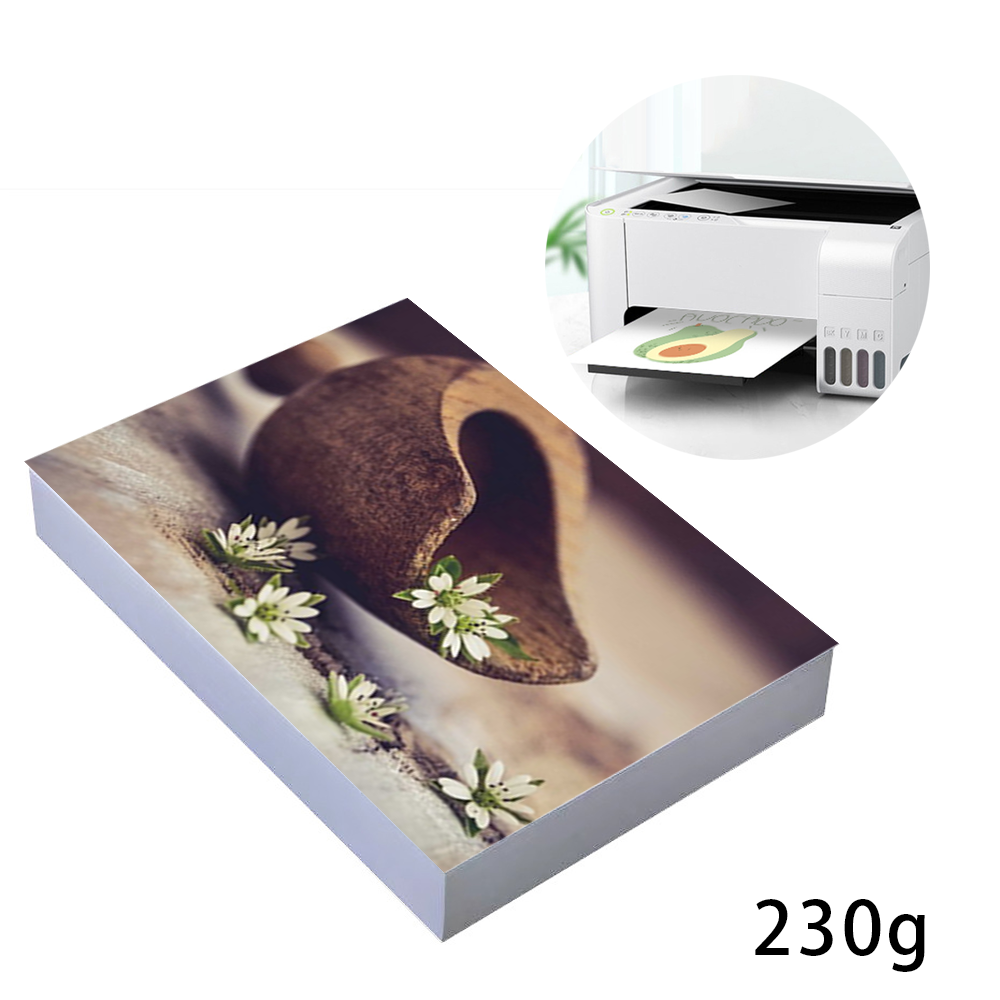 Feuilles A4/50/sac 230 g/m² Papier photo jet d'encre Impression image claire