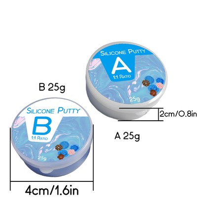 50g set 1:1 Advanced Solid Molding Resin Perfect for Complex Sculptures, Decorative Art, and Industrial Components.