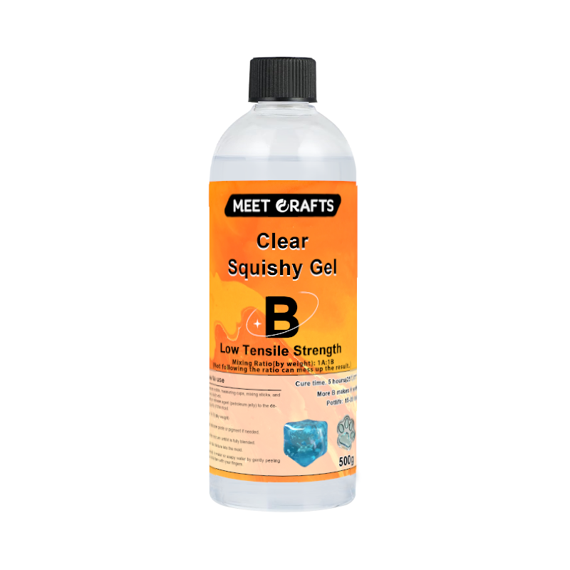 Meetscrafts Squishy Gel B part Softener Curing Agent Silicone Gel Rubber