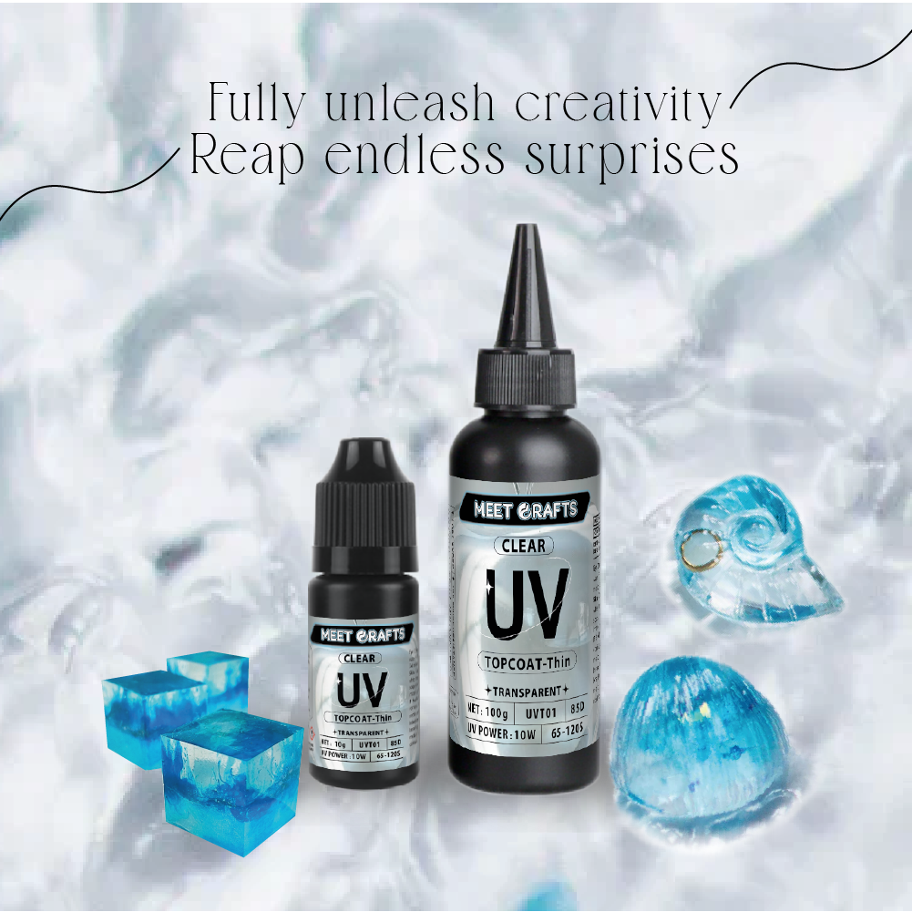 Craft stunning jewelry with our 10G/100g UV Coating Resin! 💎 Rapid - curing, anti - scratch, and chemical - resistant, it’s perfect for professional jewelers and DIY enthusiasts. Enjoy crystal - clear results and eco - friendly, VOC - free crafting. Ideal for coating, bonding & more! Explore now and transform your jewelry projects with high - quality UV resin.