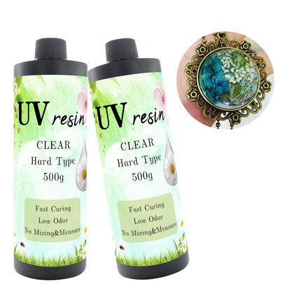 Résine UV haute résistance 500 g/bouteille Séchage rapide