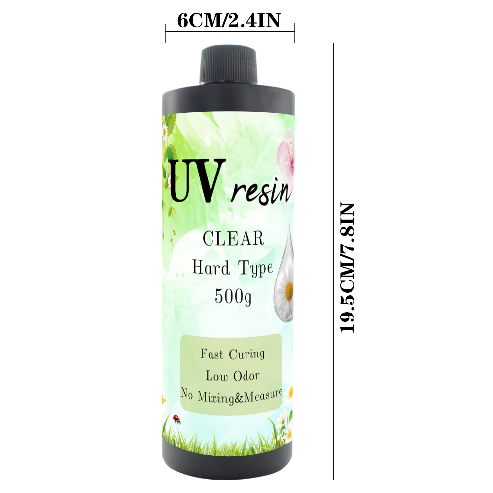 Résine UV haute résistance 500 g/bouteille Séchage rapide