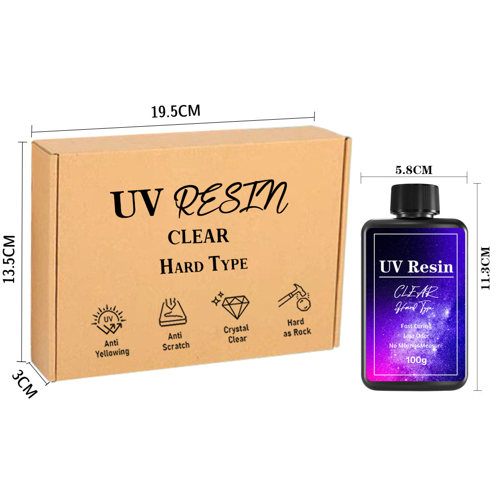 Résine époxy UV résistante 100 g/bouteille Étiquette personnalisable Pour moulage et revêtement