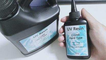 Résine époxy UV résistante 100 g/bouteille Étiquette personnalisable Pour moulage et revêtement